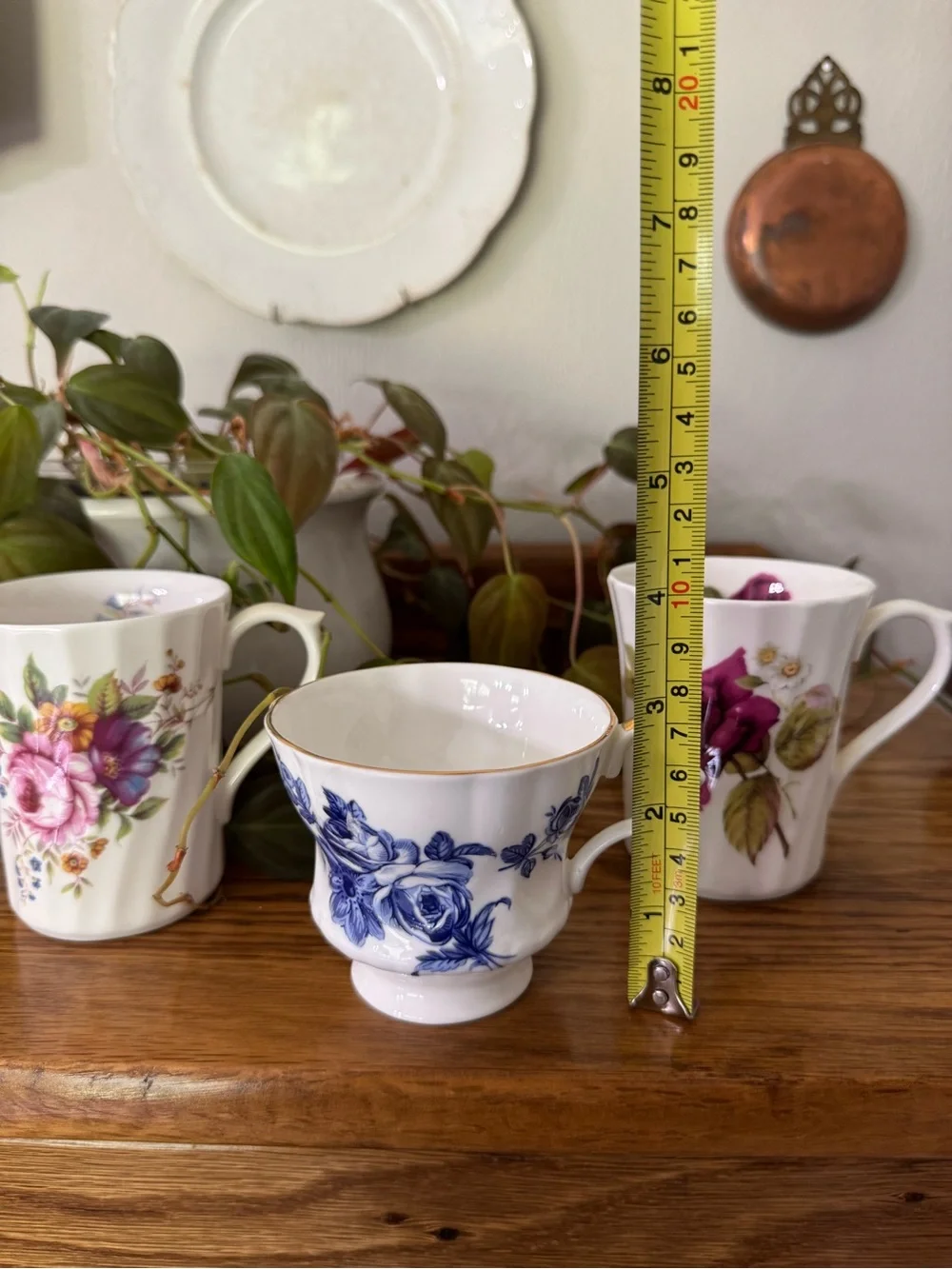 Floral Bone China Tea Cups made in England